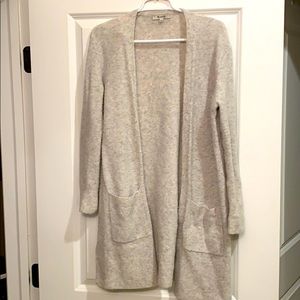 Madewell grey cardigan